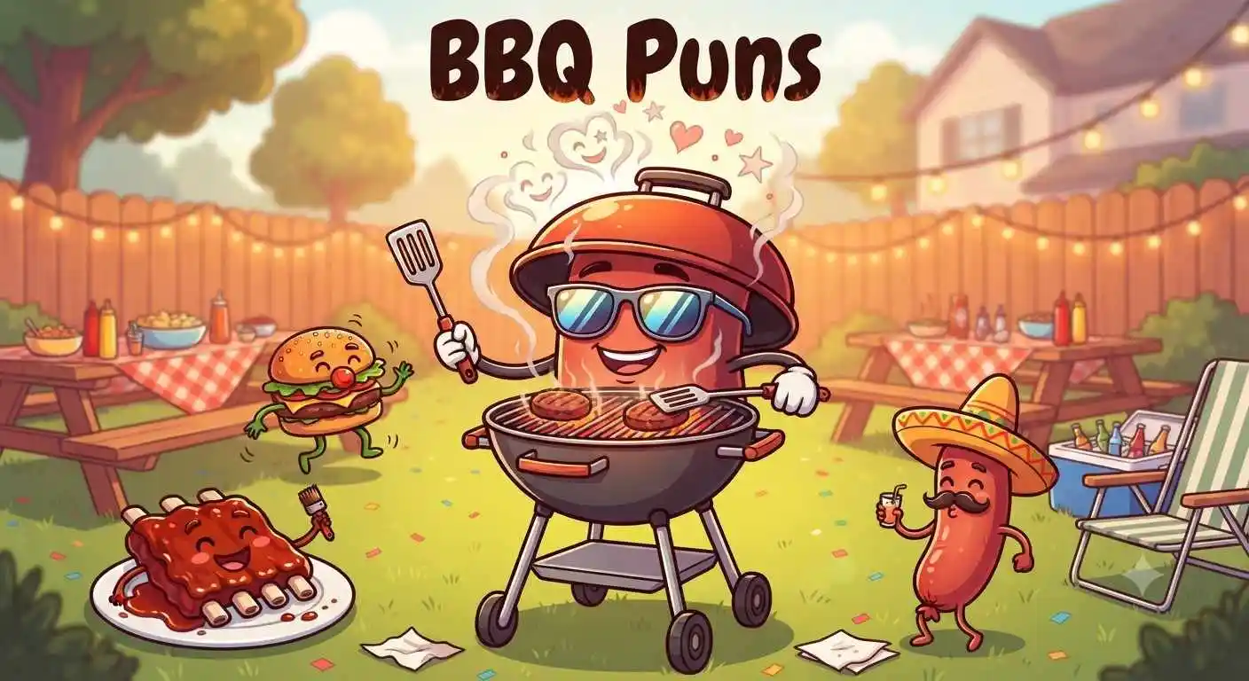 Funny BBQ grill party
