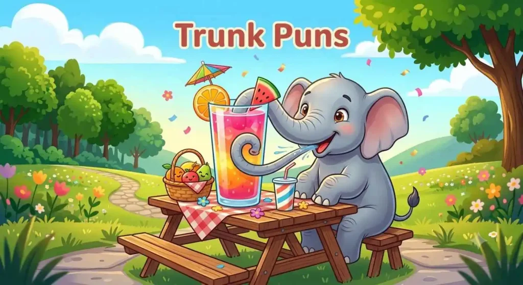 Elephant drinking with trunk straw