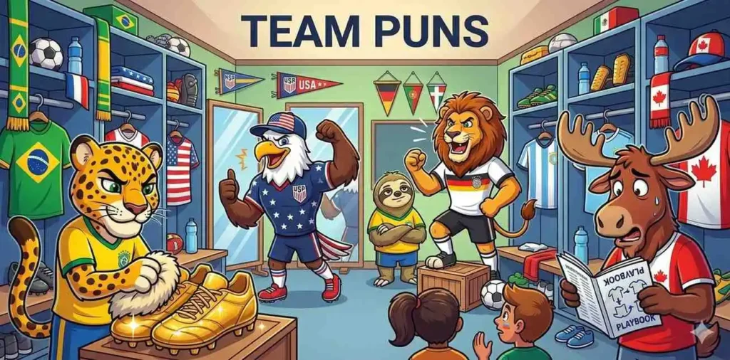 Funny football team mascots