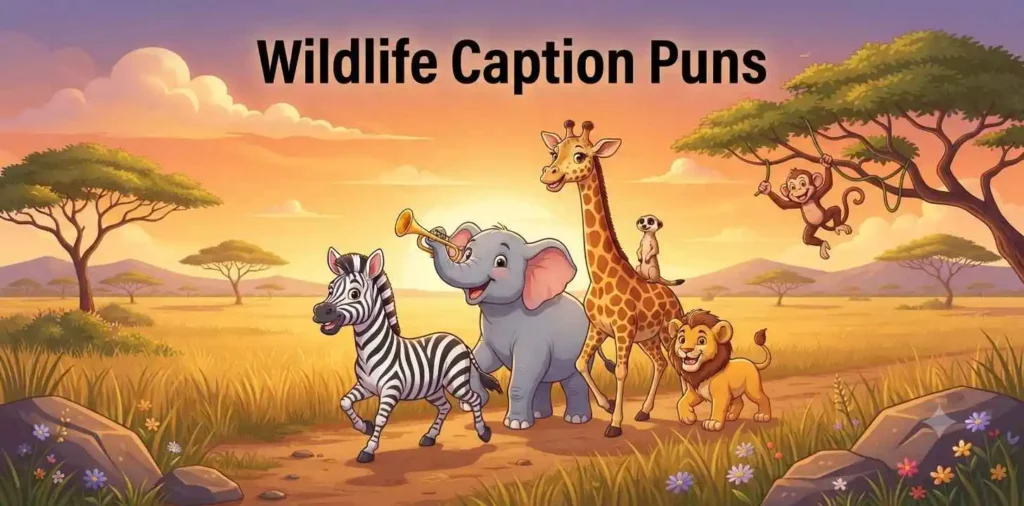 Safari animals walking together