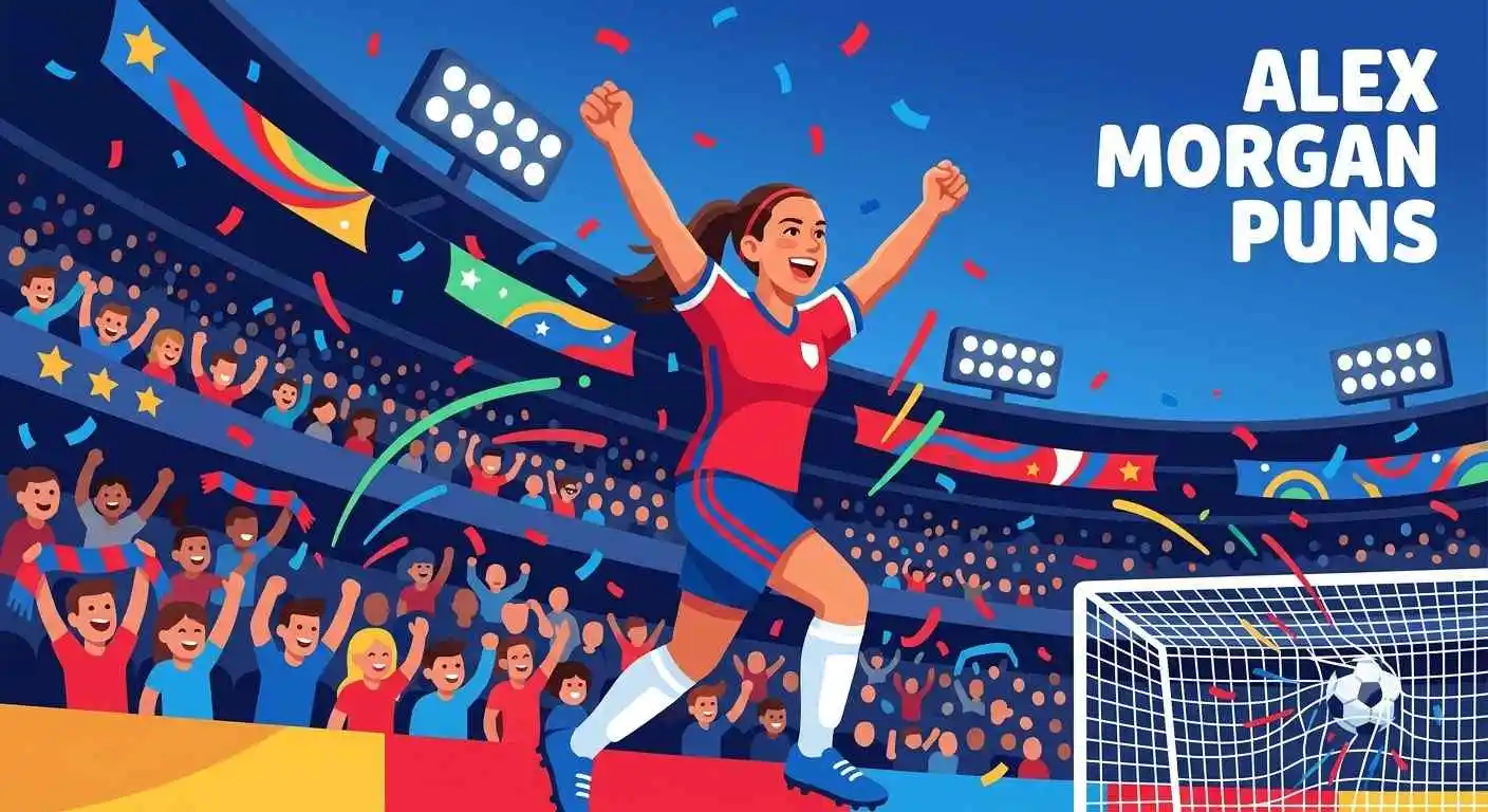 Alex Morgan Goal Celebration Puns