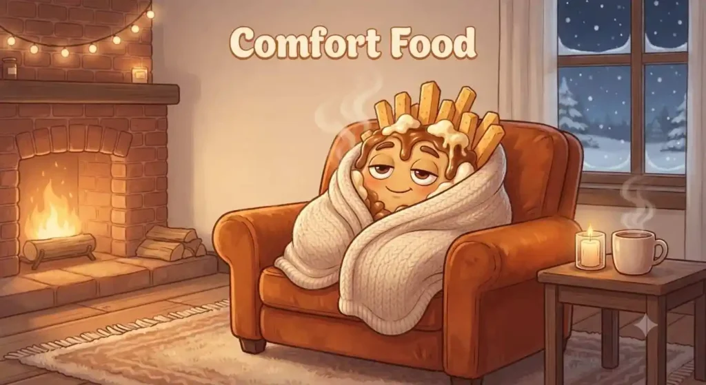 Cozy poutine comfort food