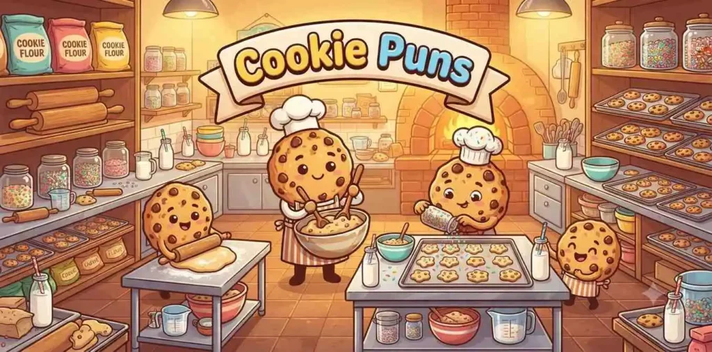 Happy chocolate chip cookies