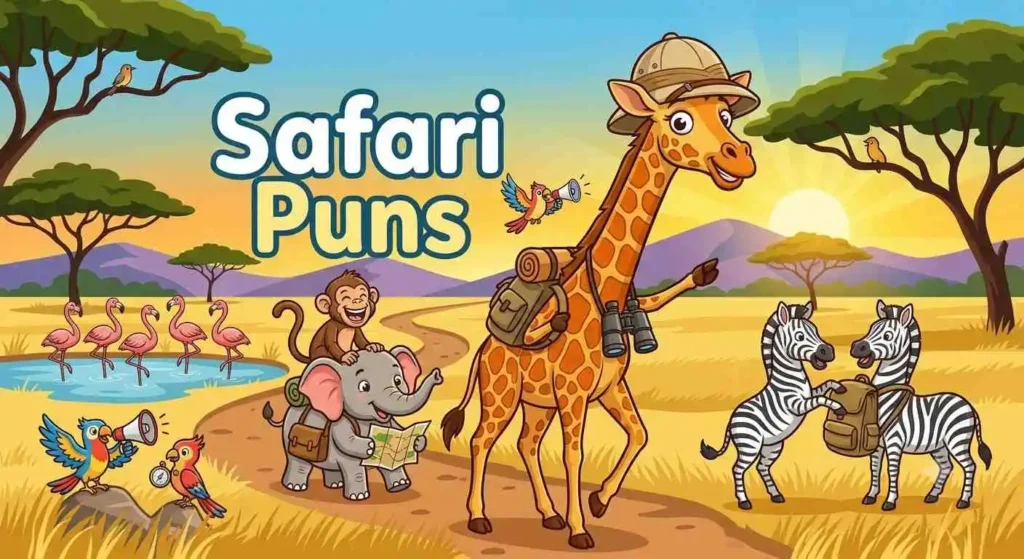 giraffe on safari adventure