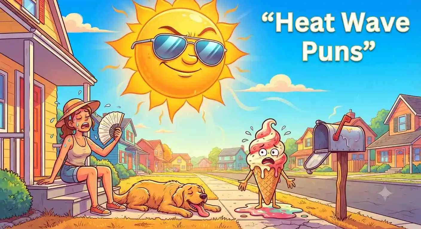 cartoon summer heat chaos