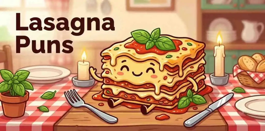 Cute lasagna with cheese