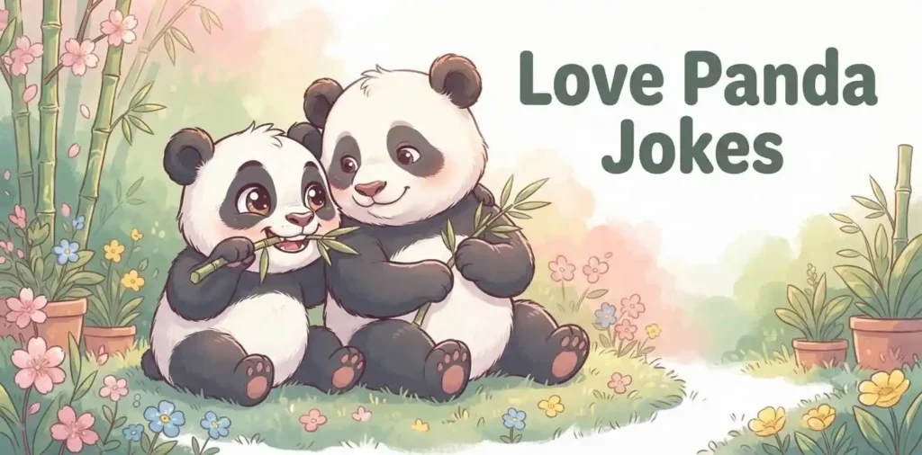 Pandas sharing bamboo together