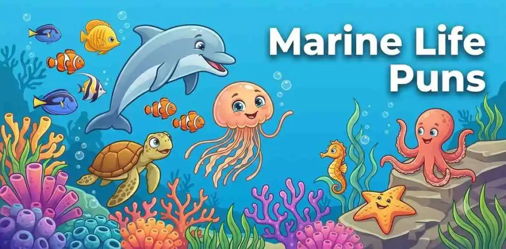 Funny marine life underwater