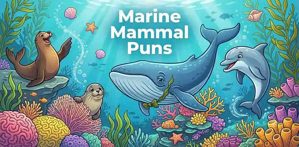 Funny marine mammals underwater