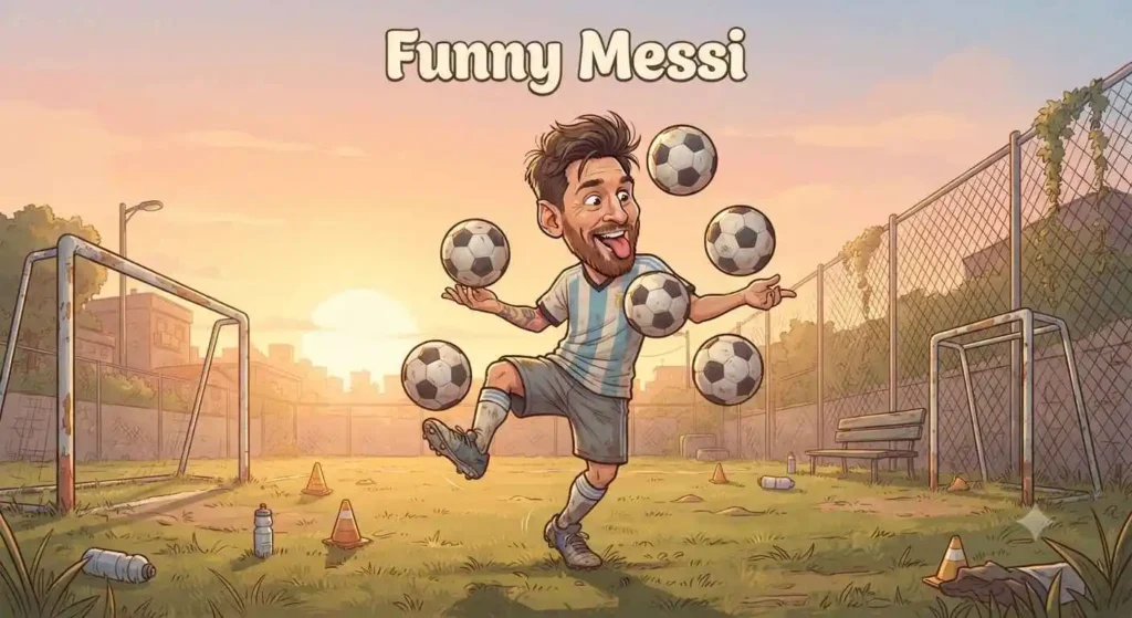 Messi training funny moment