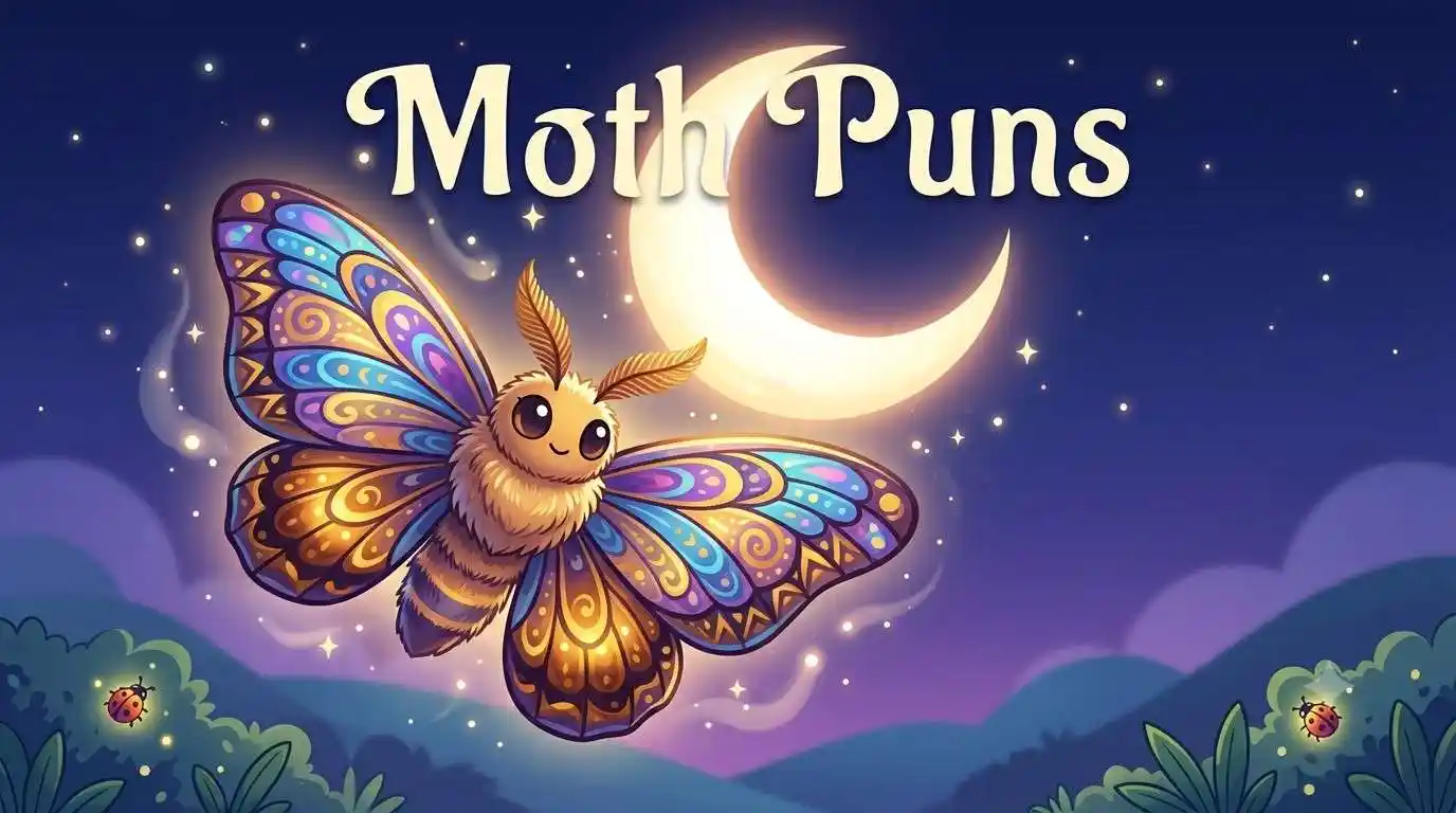Cute moth spreading colorful wings.
