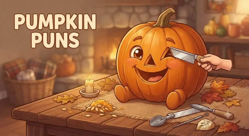 Funny pumpkin carving