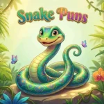 Cute smiling snake