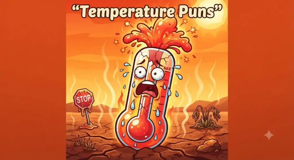 cartoon thermometer overheating 