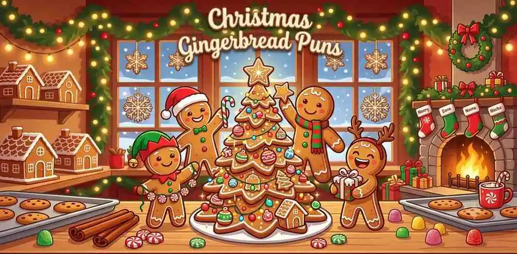 Christmas Gingerbread Puns