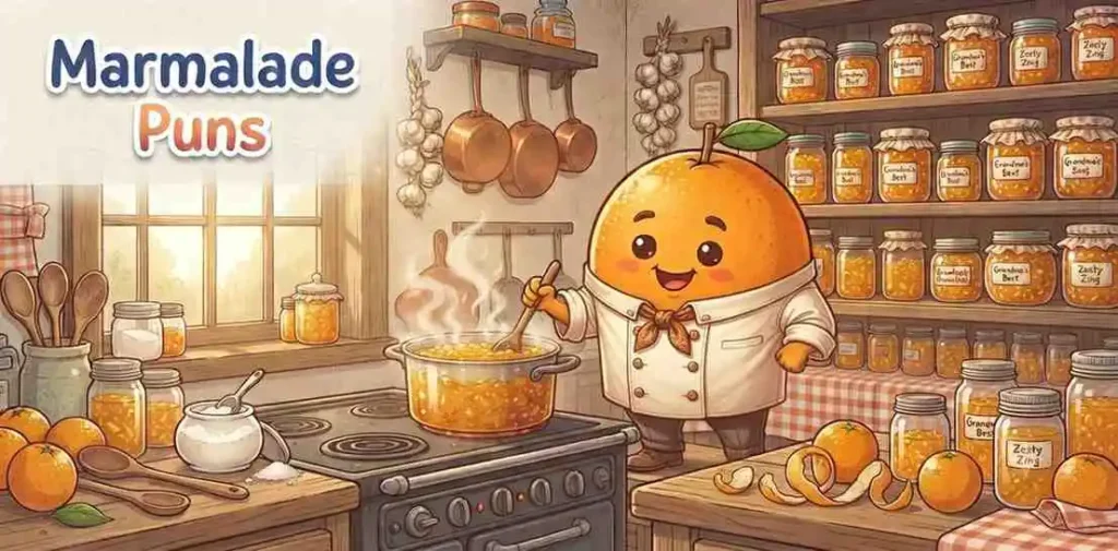 Cute marmalade jar