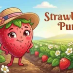 Cute strawberry character