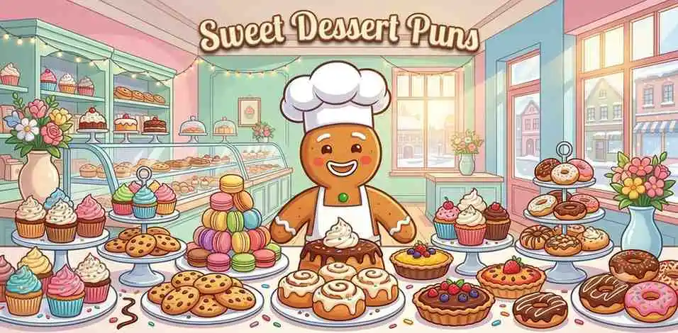 Cute gingerbread dessert display