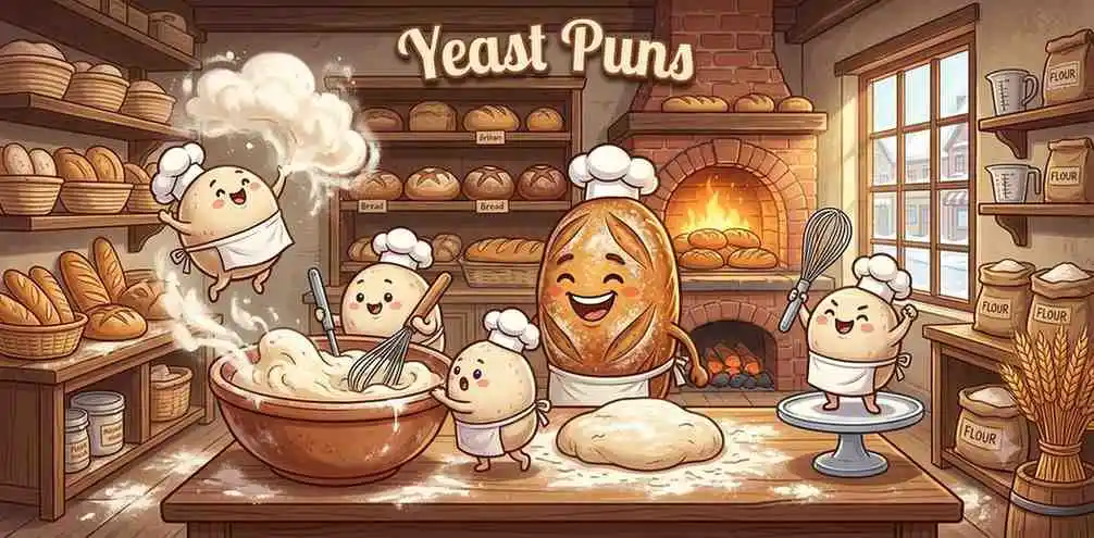 Happy yeast baking together